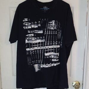 Rock & Republic Black Graphic Tee